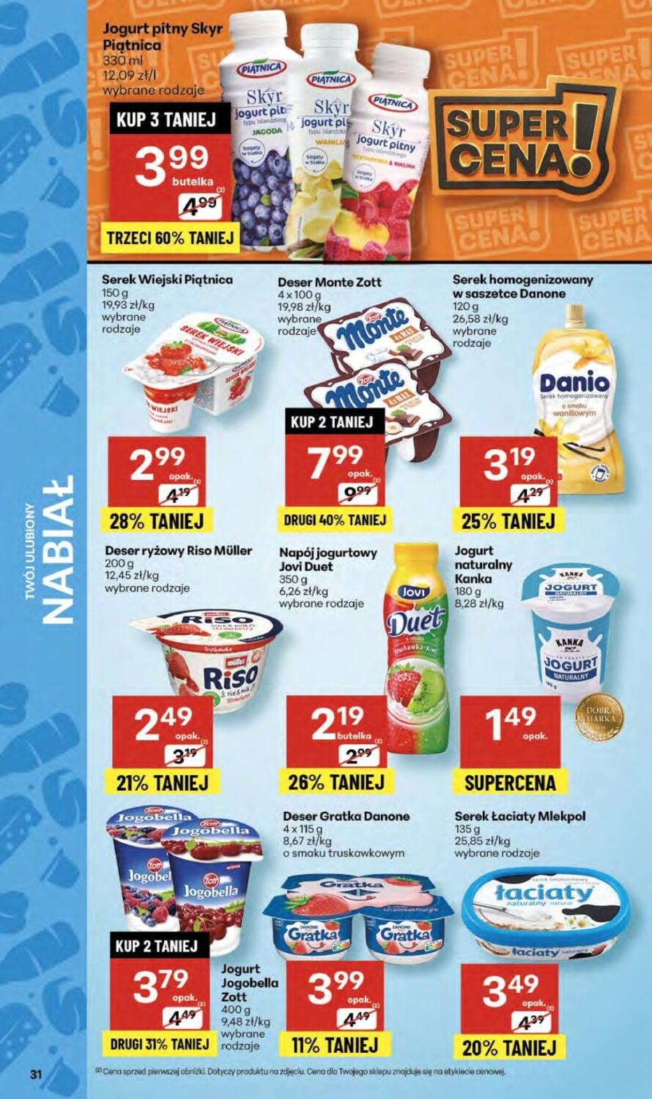 Gazetka promocyjna Delikatesy Centrum str. 31