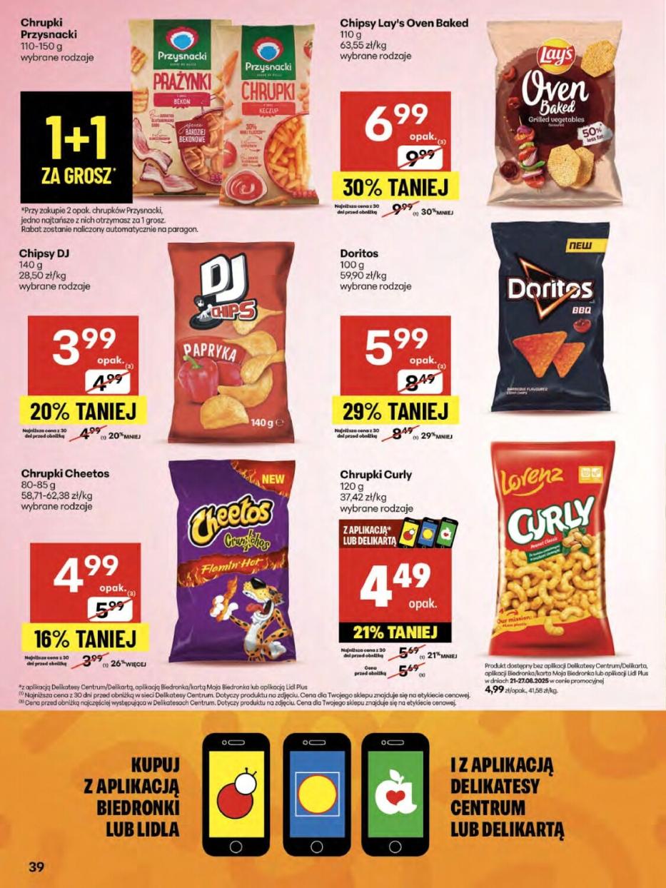 Gazetka promocyjna Delikatesy Centrum str. 39