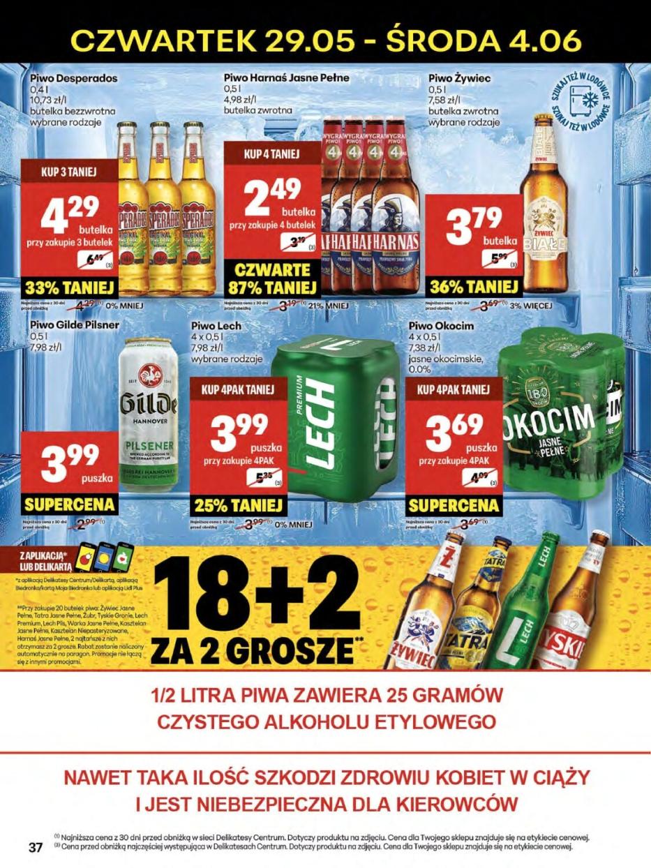 Gazetka promocyjna Delikatesy Centrum str. 37