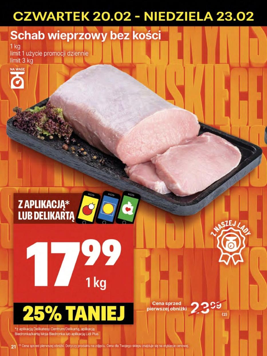 Gazetka promocyjna Delikatesy Centrum str. 21