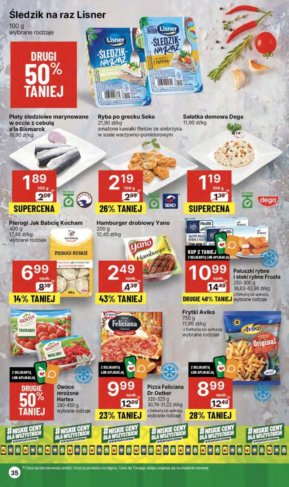 Gazetka promocyjna Delikatesy Centrum str. 35
