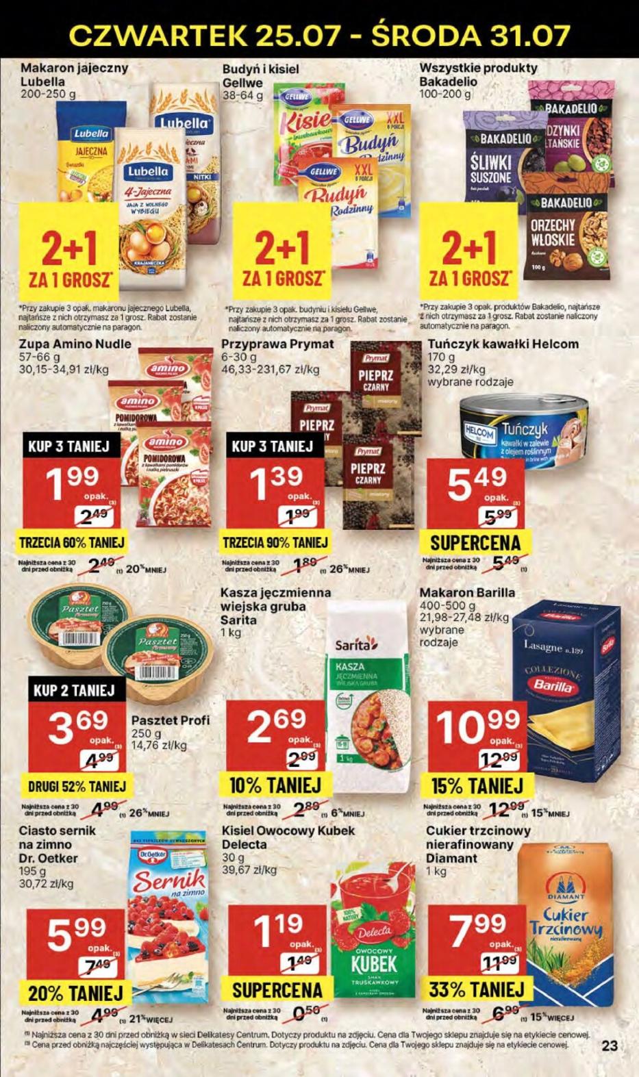 Gazetka promocyjna Delikatesy Centrum str. 23