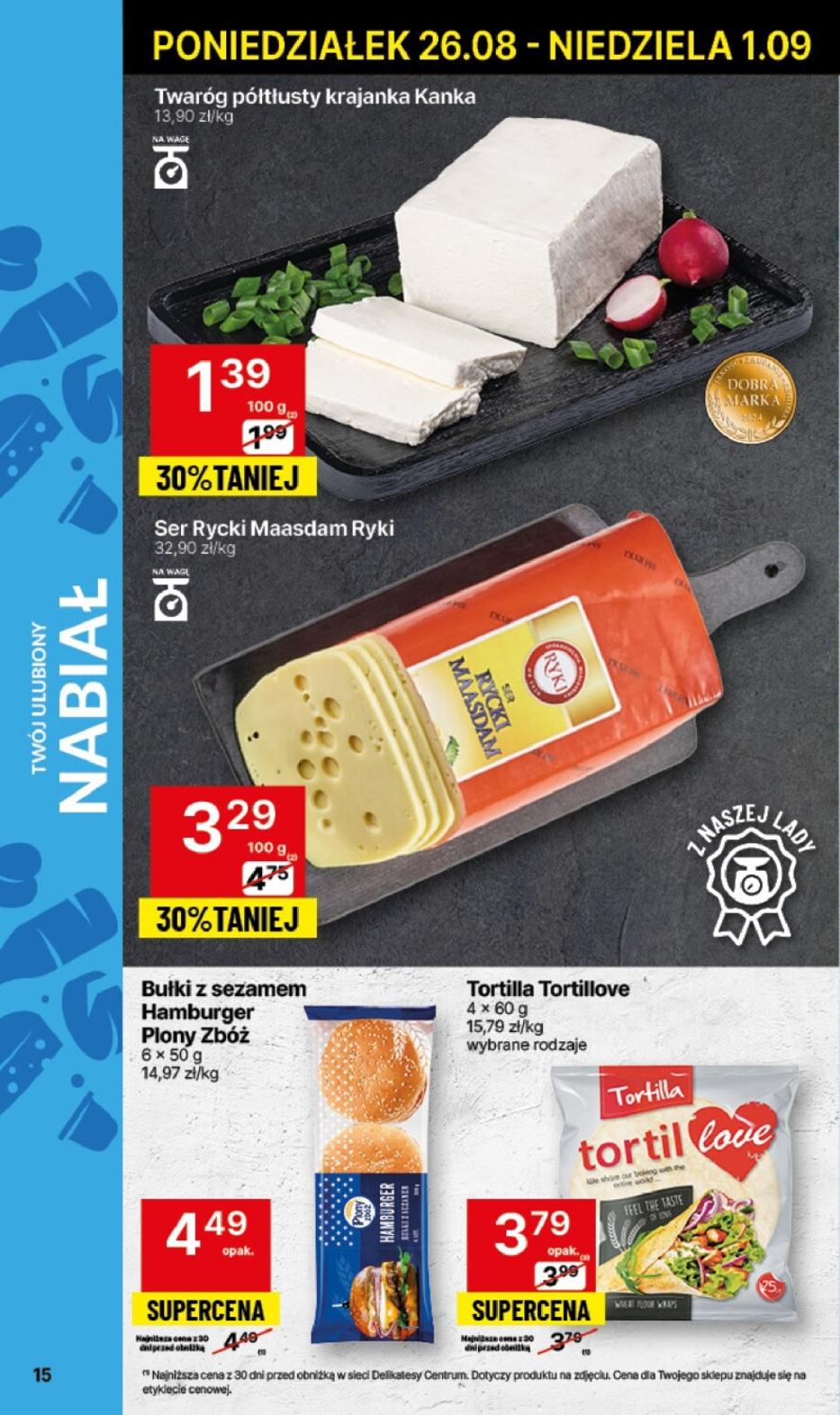 Gazetka promocyjna Delikatesy Centrum str. 15