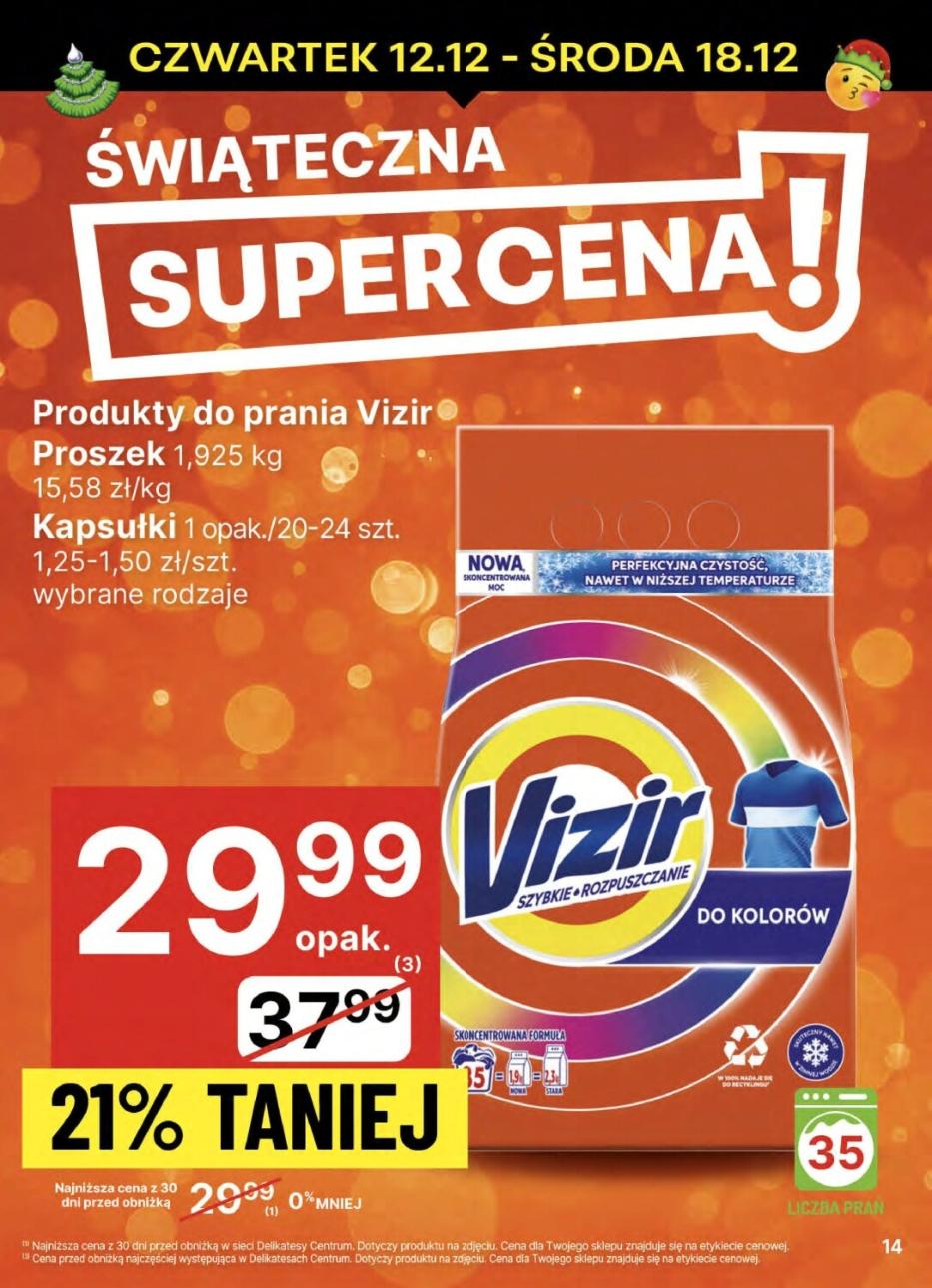 Gazetka promocyjna Delikatesy Centrum str. 14
