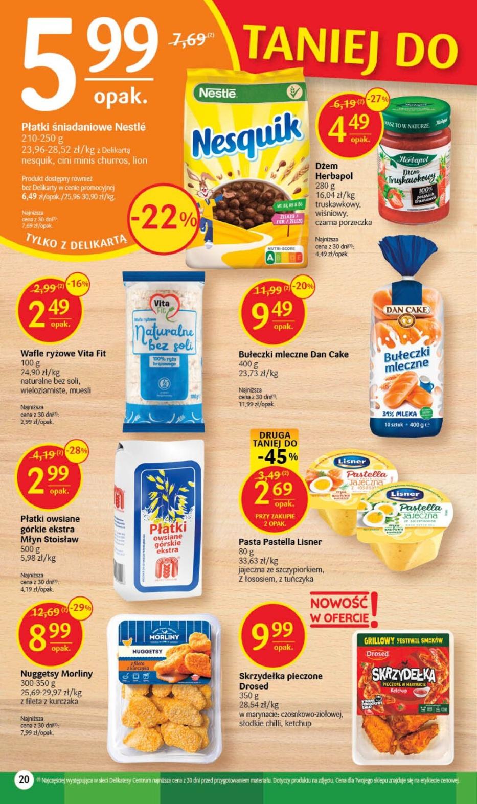 Gazetka promocyjna Delikatesy Centrum str. 20
