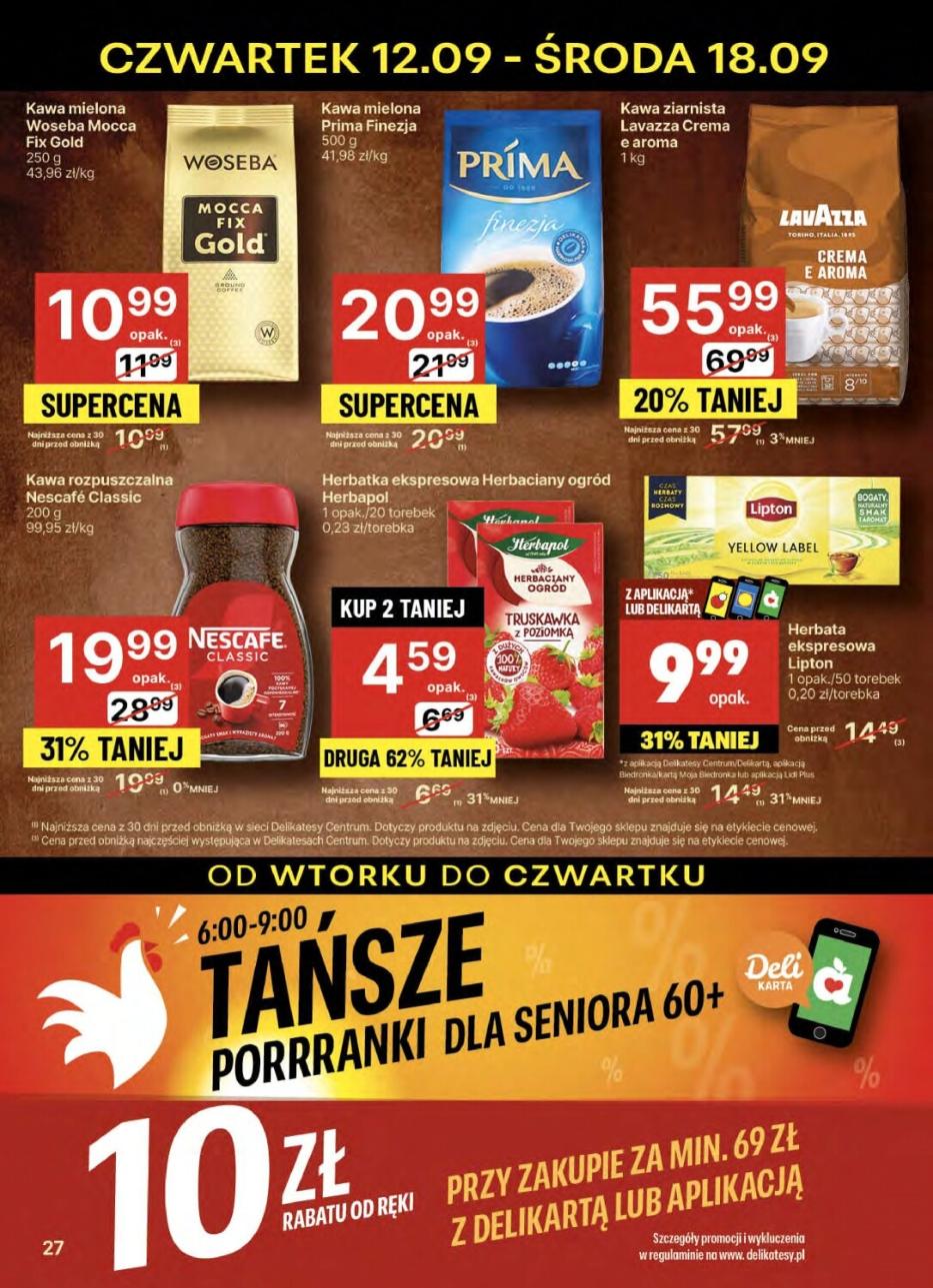 Gazetka promocyjna Delikatesy Centrum str. 27