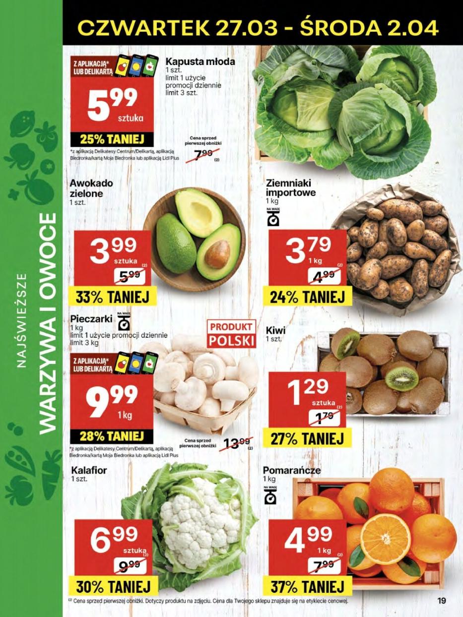 Gazetka promocyjna Delikatesy Centrum str. 19
