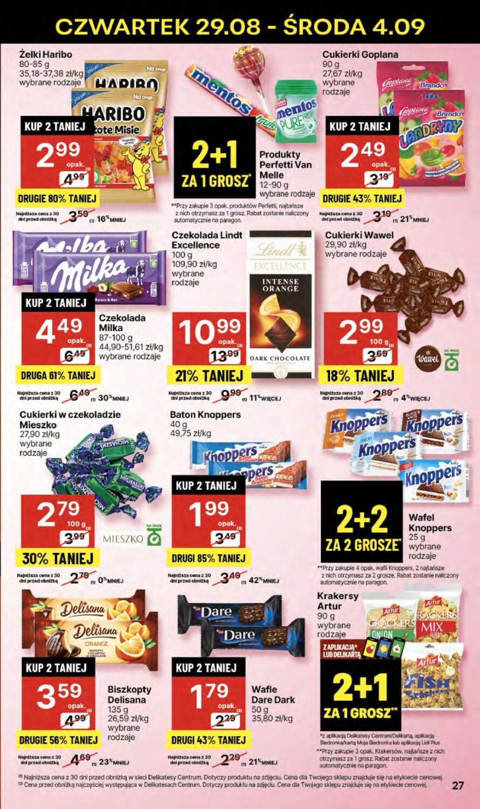 Gazetka promocyjna Delikatesy Centrum str. 27