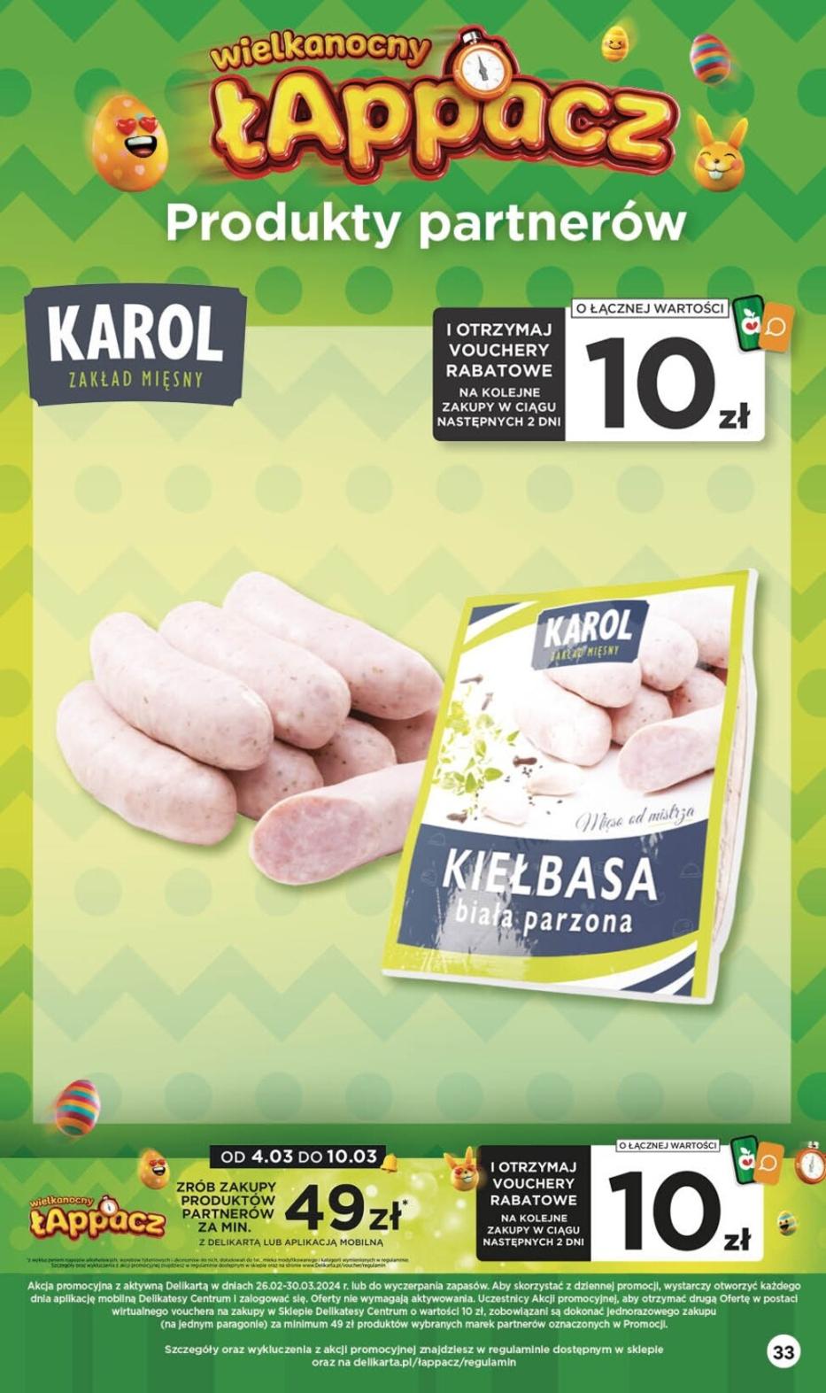 Gazetka promocyjna Delikatesy Centrum str. 33