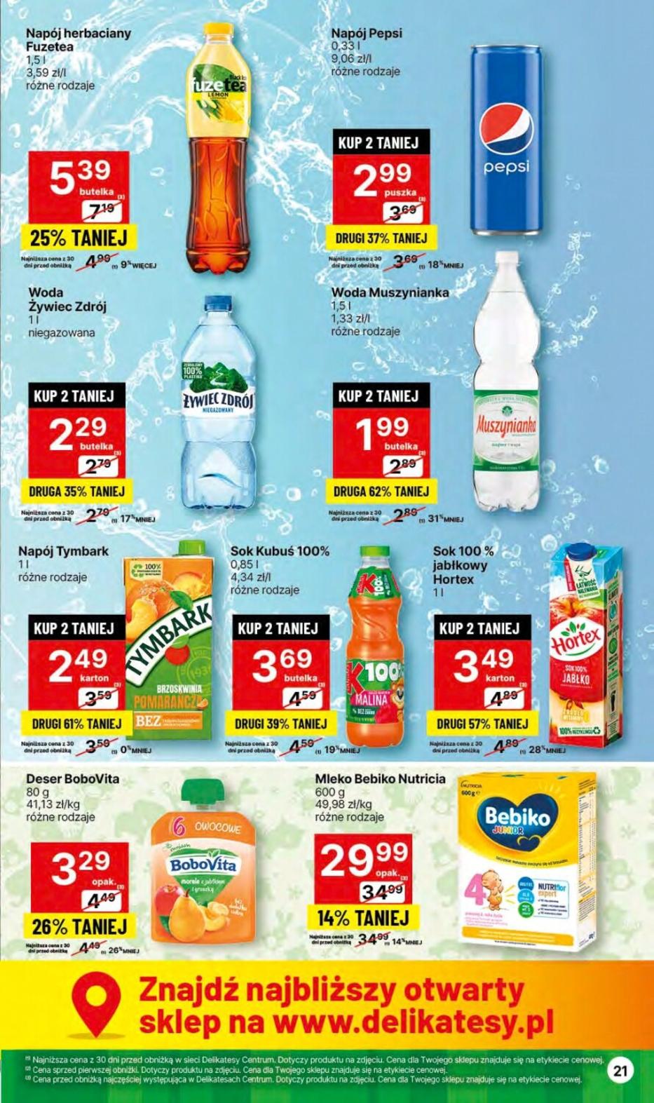 Gazetka promocyjna Delikatesy Centrum str. 21