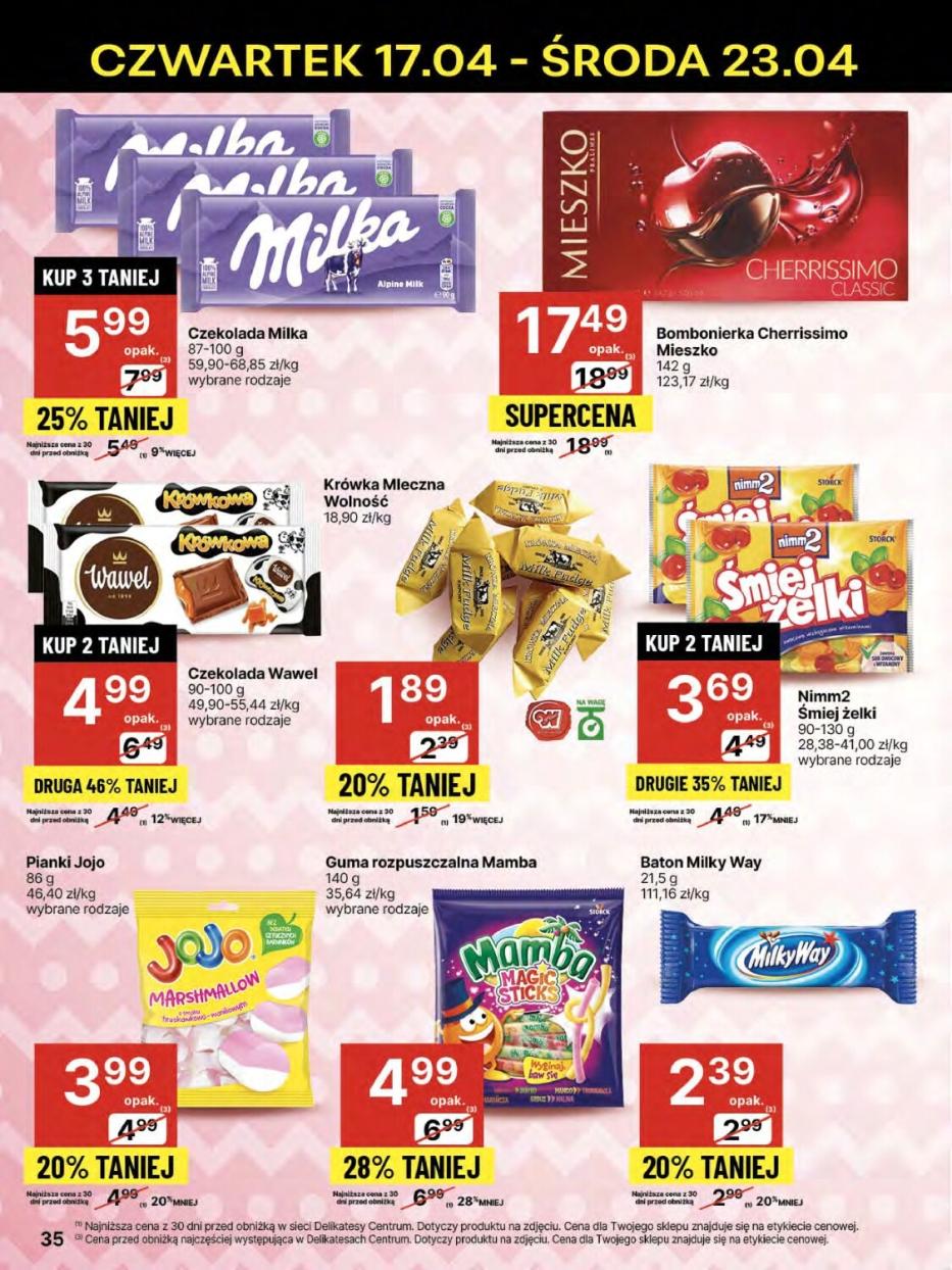 Gazetka promocyjna Delikatesy Centrum str. 35