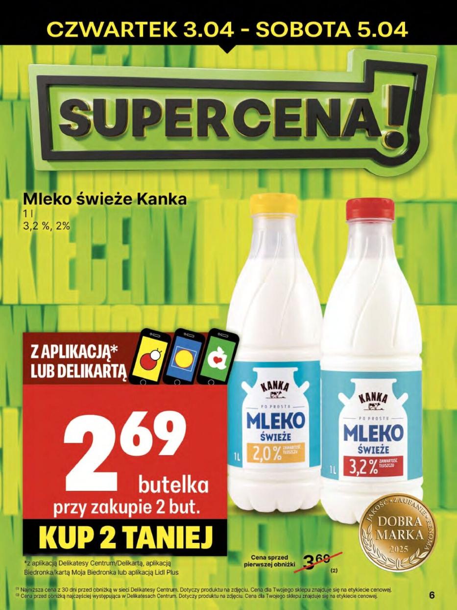 Gazetka promocyjna Delikatesy Centrum str. 6