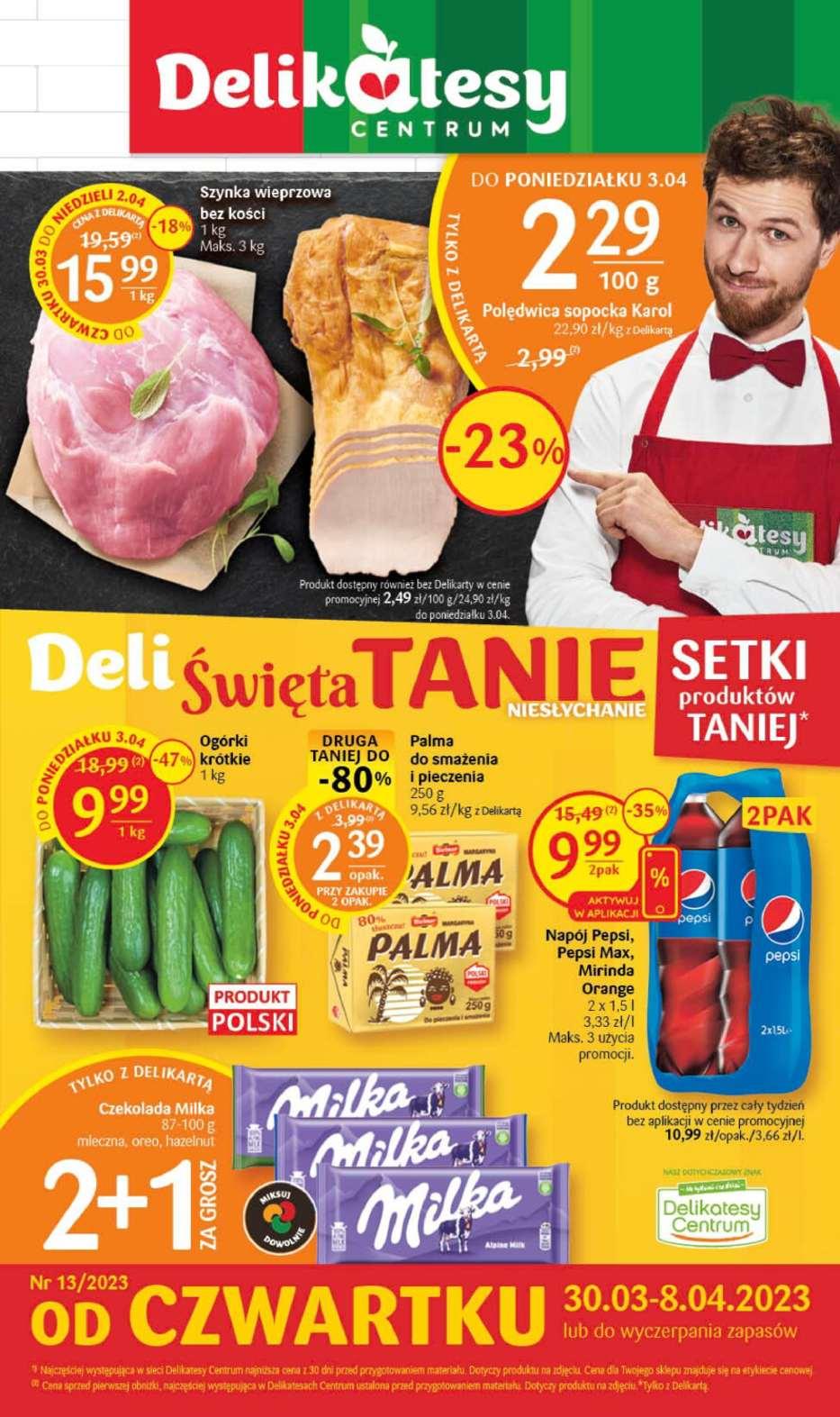Gazetka promocyjna Delikatesy Centrum str. 1
