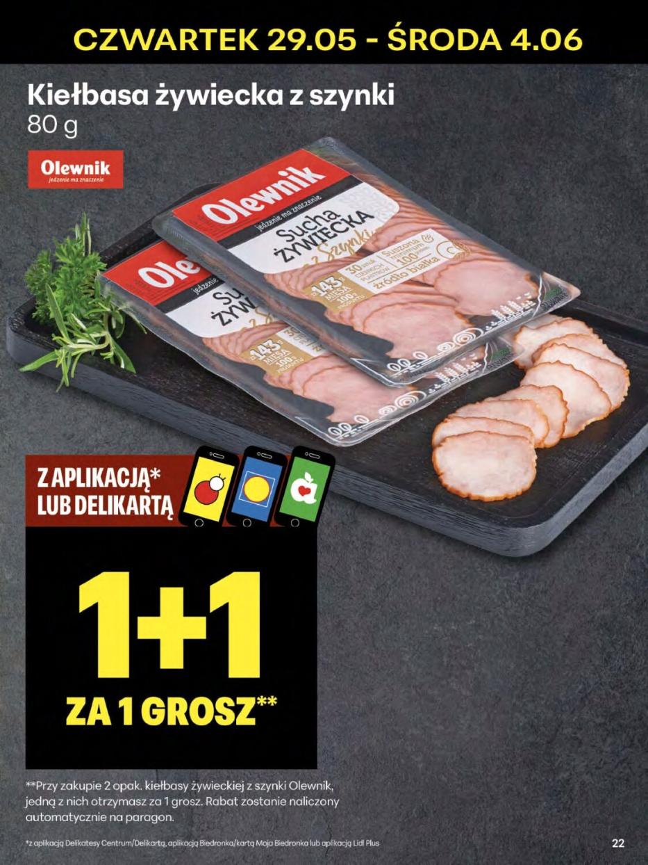 Gazetka promocyjna Delikatesy Centrum str. 22