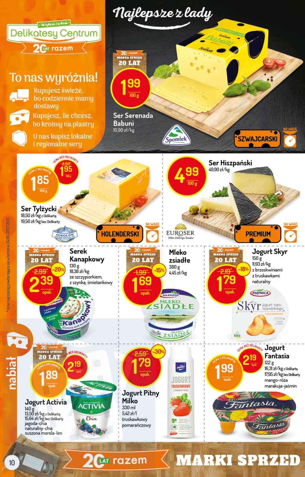 Gazetka promocyjna Delikatesy Centrum str. 10