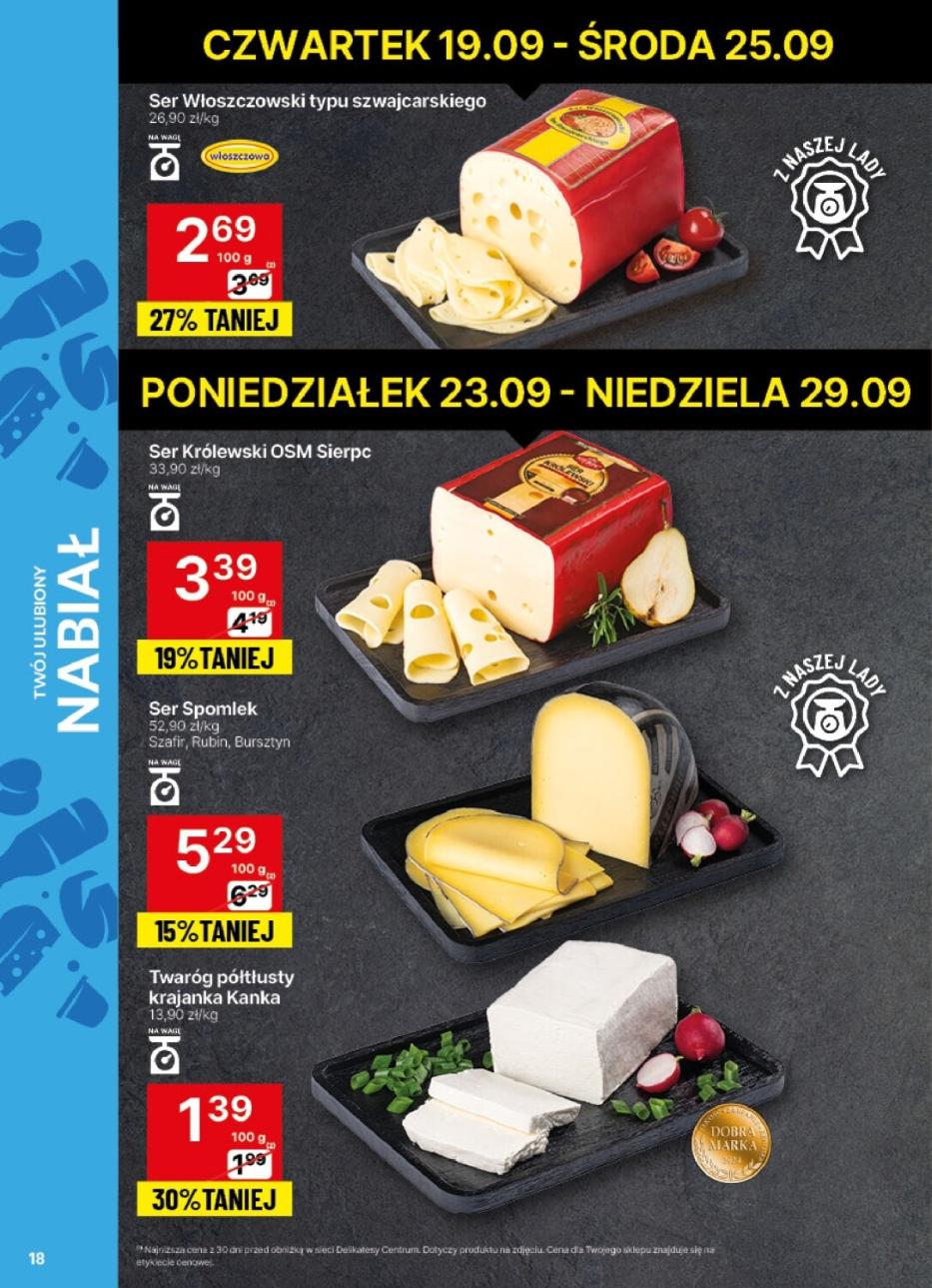 Gazetka promocyjna Delikatesy Centrum str. 18
