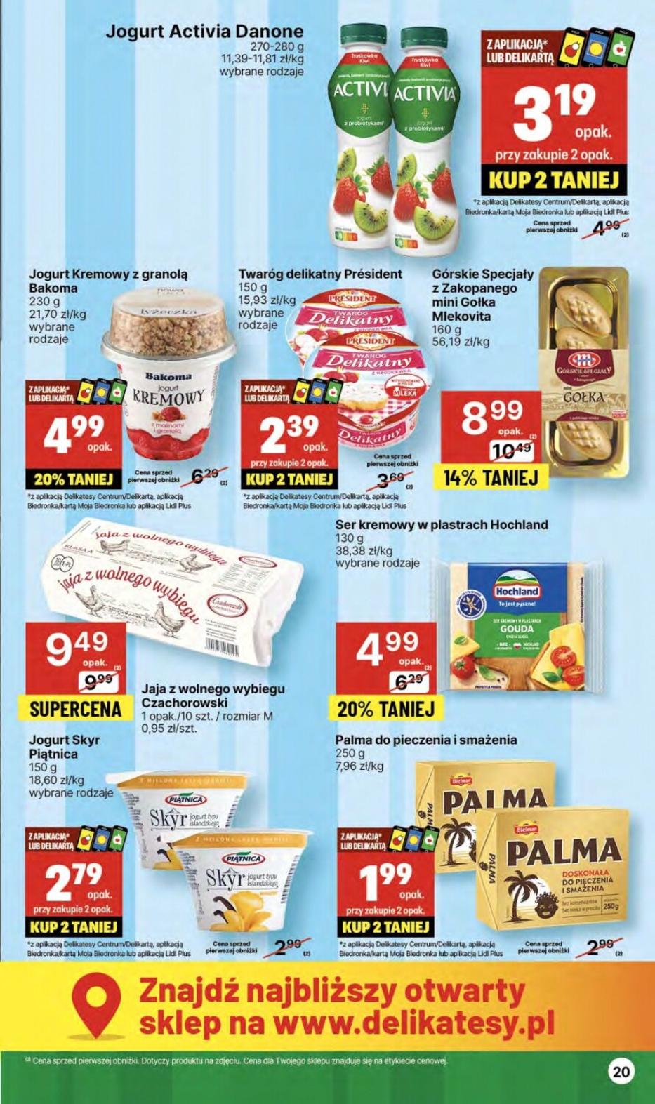 Gazetka promocyjna Delikatesy Centrum str. 20