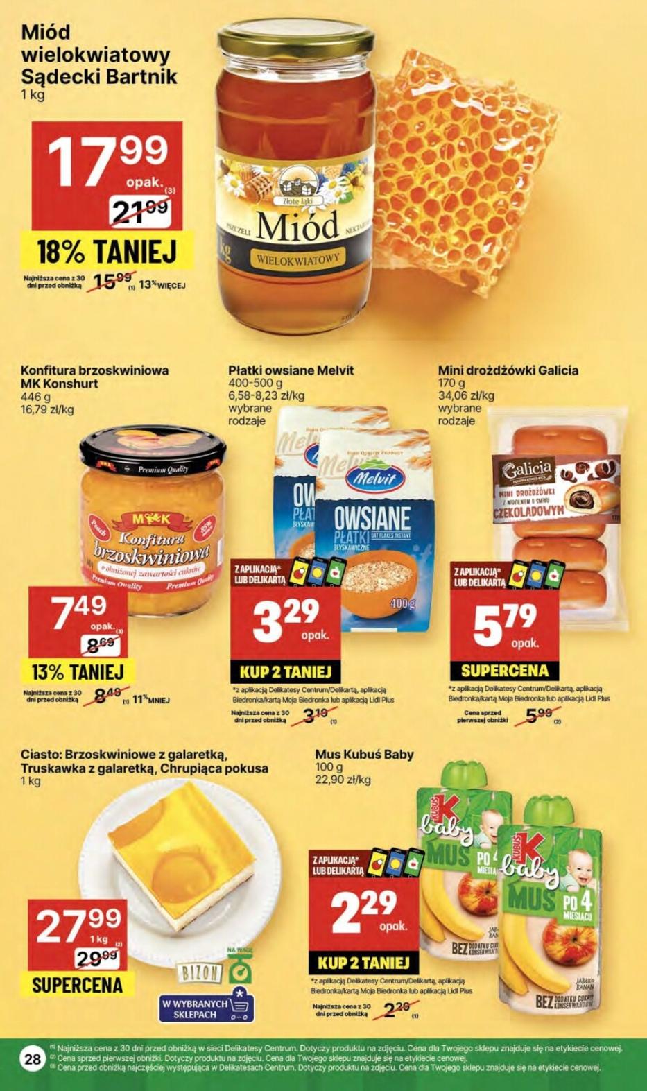 Gazetka promocyjna Delikatesy Centrum str. 28