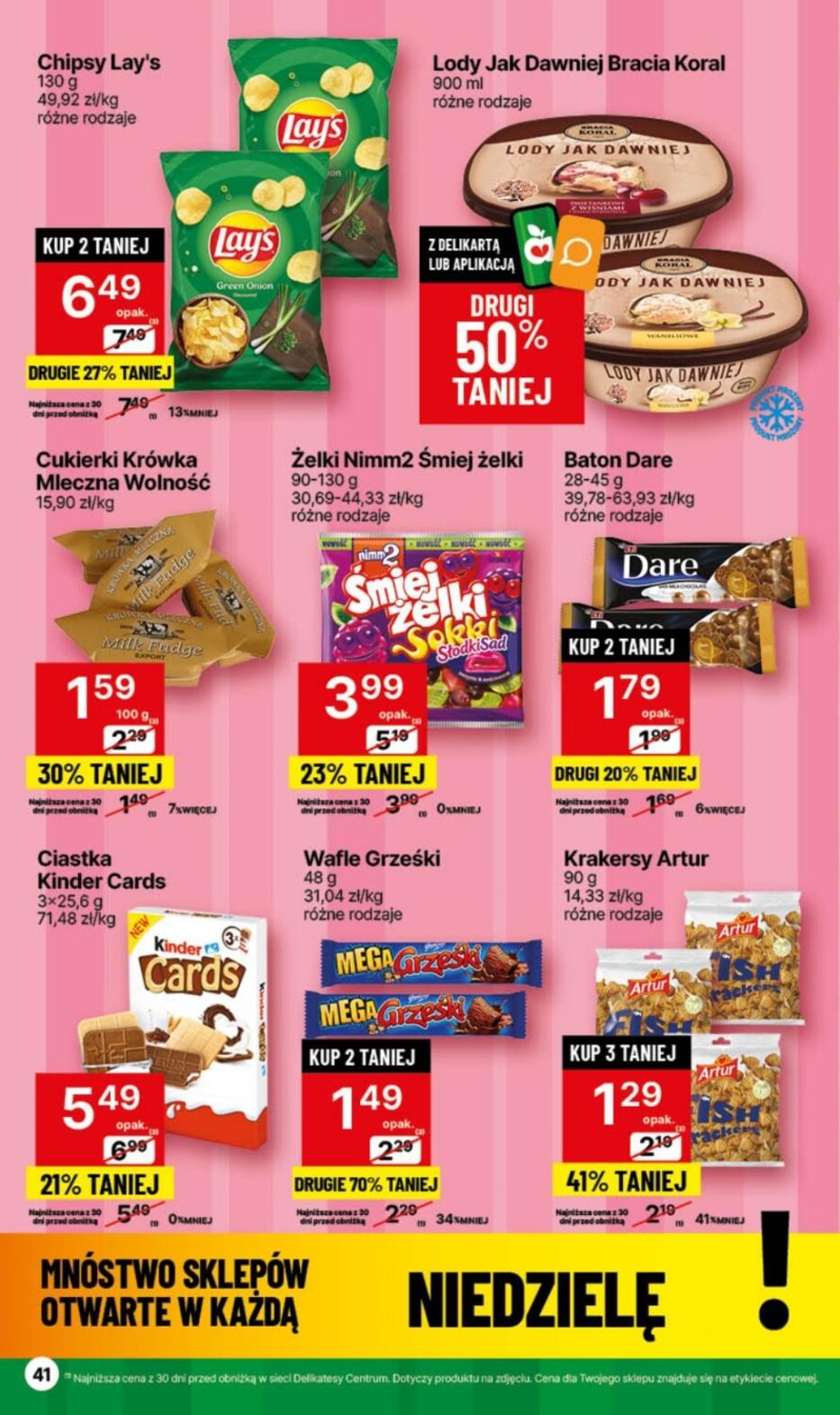 Gazetka promocyjna Delikatesy Centrum str. 41