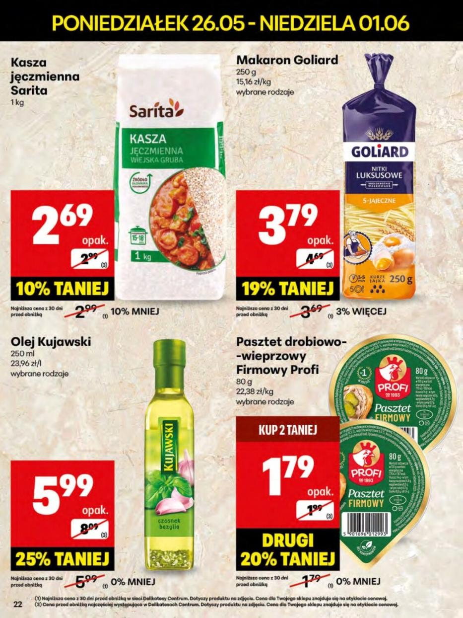Gazetka promocyjna Delikatesy Centrum str. 22