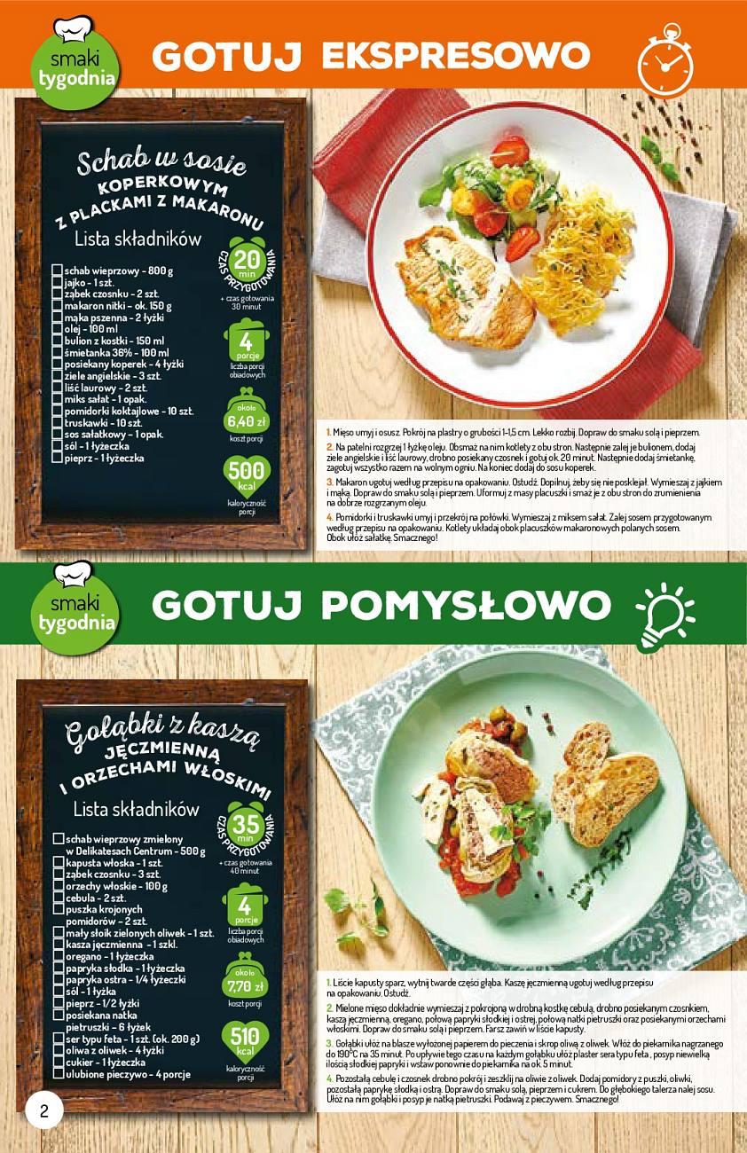 Gazetka promocyjna Delikatesy Centrum str. 2