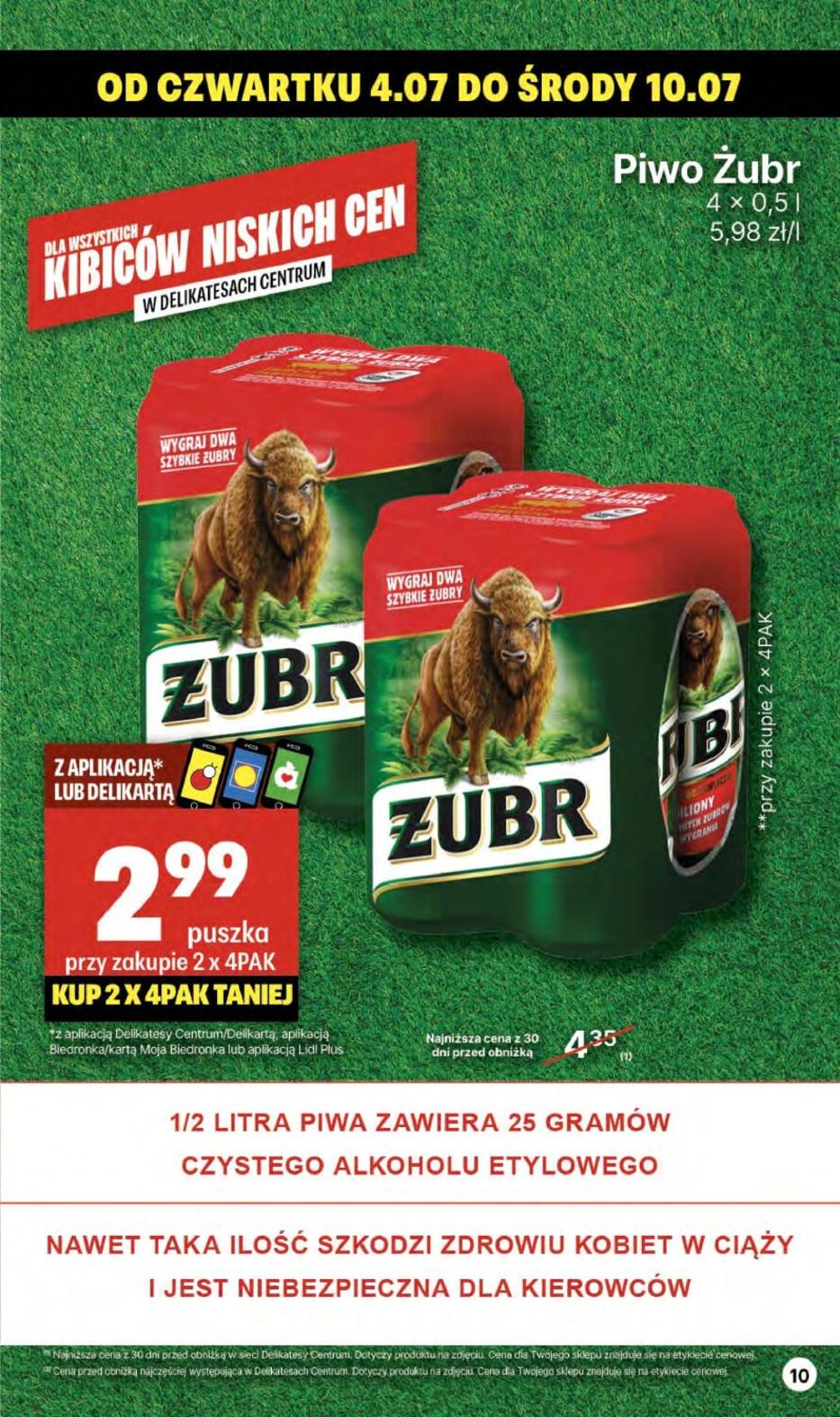 Gazetka promocyjna Delikatesy Centrum str. 10