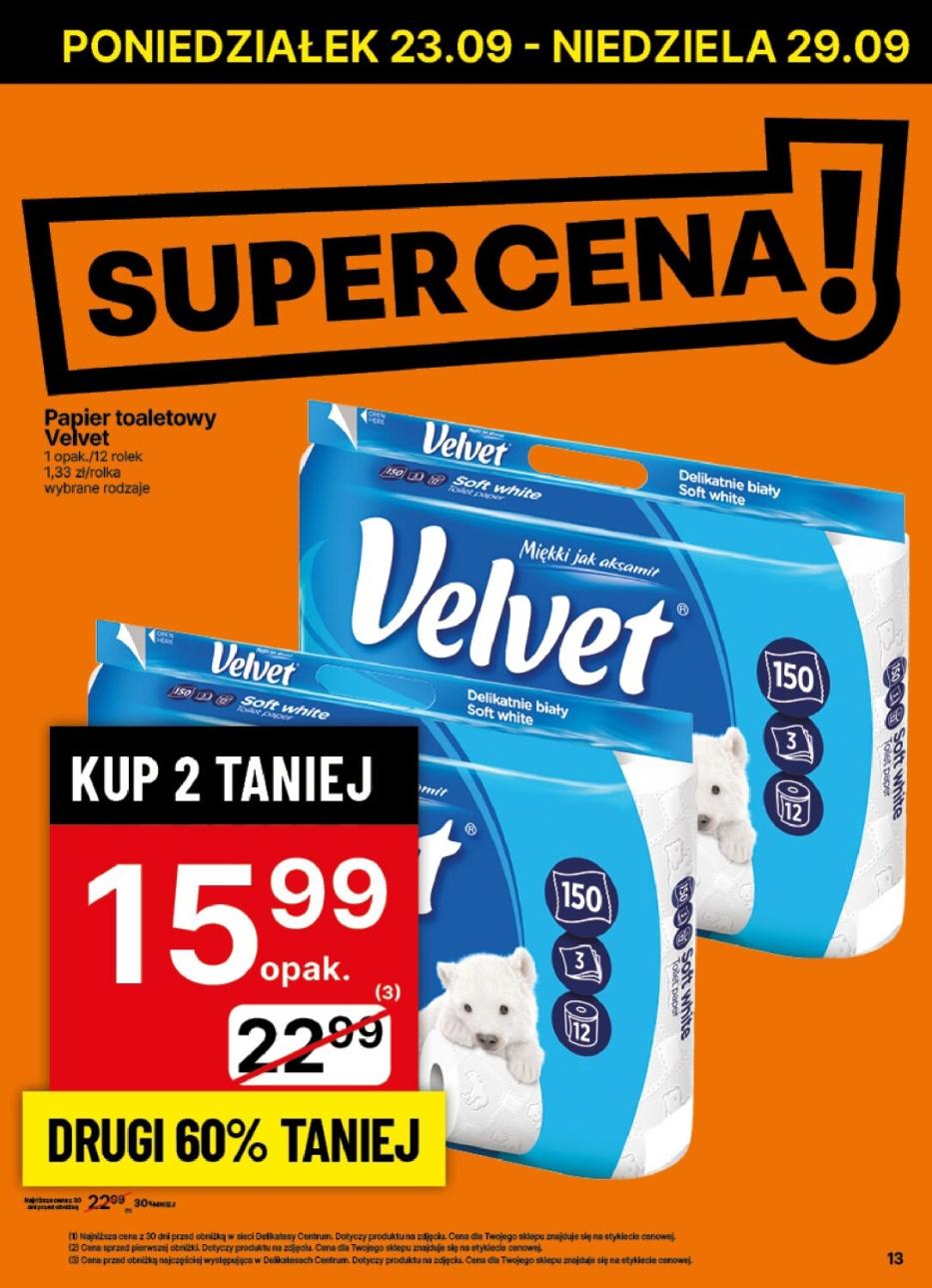 Gazetka promocyjna Delikatesy Centrum str. 13