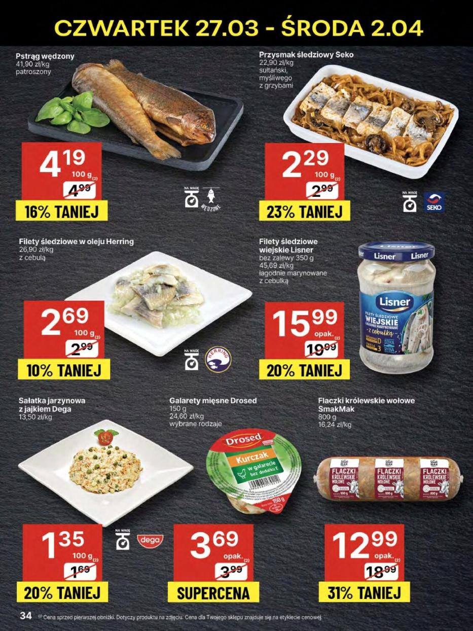 Gazetka promocyjna Delikatesy Centrum str. 34