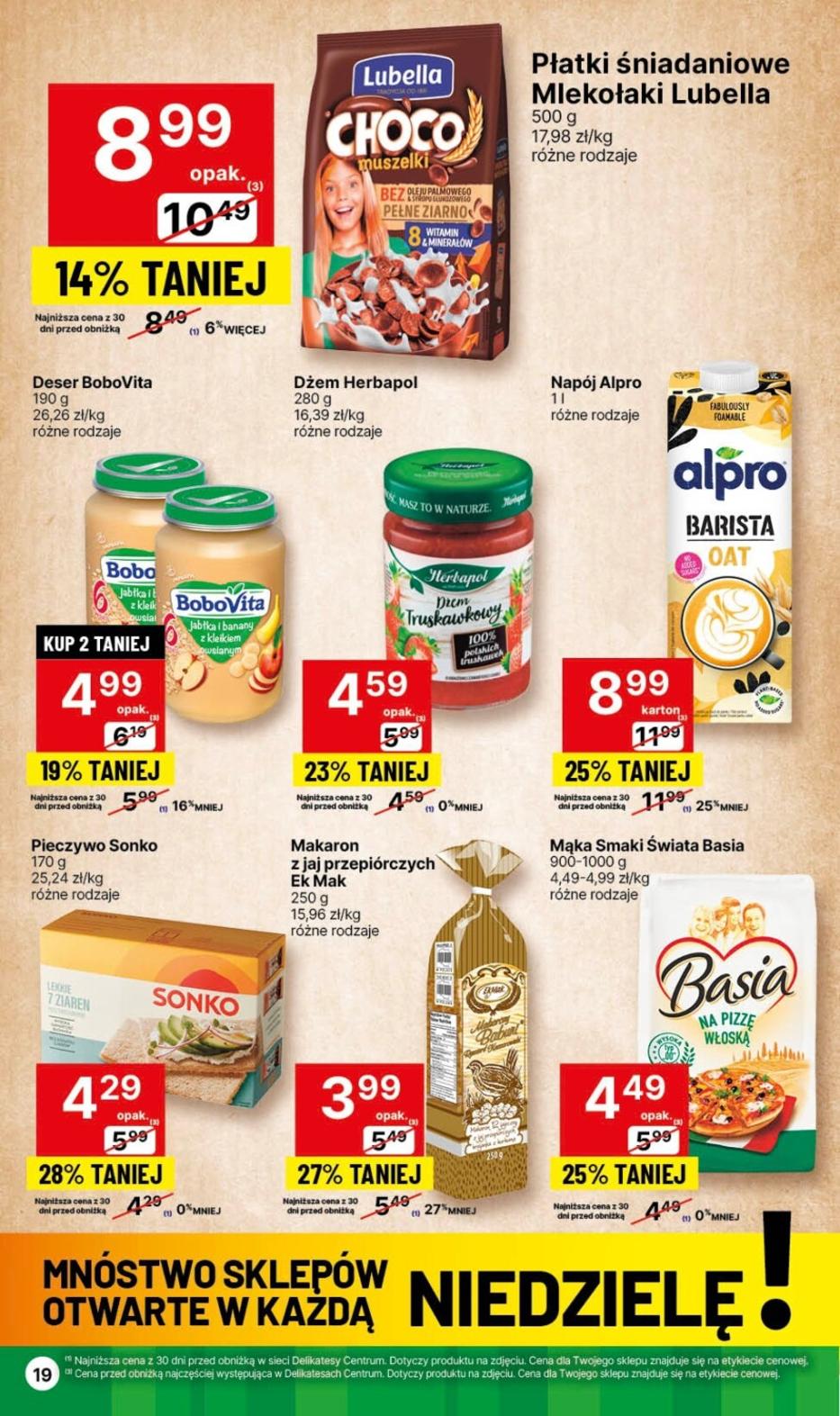 Gazetka promocyjna Delikatesy Centrum str. 19