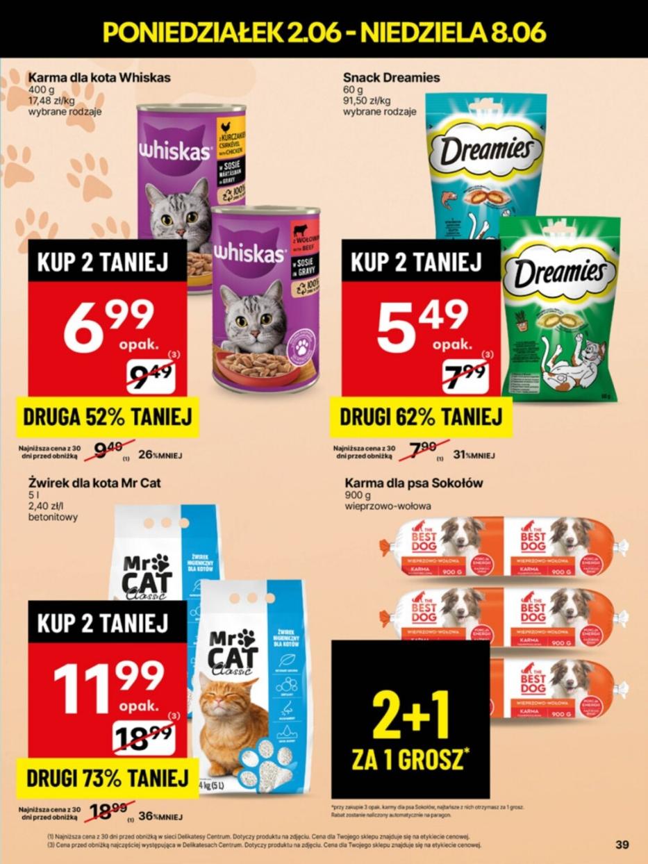 Gazetka promocyjna Delikatesy Centrum str. 39