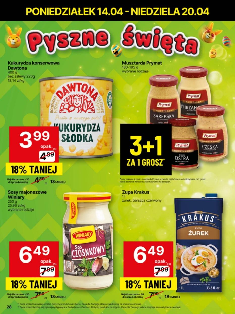 Gazetka promocyjna Delikatesy Centrum str. 28