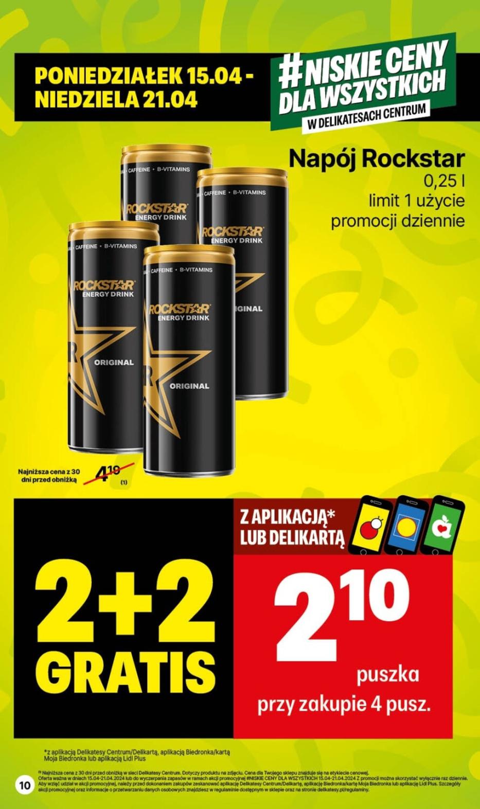 Gazetka promocyjna Delikatesy Centrum str. 10