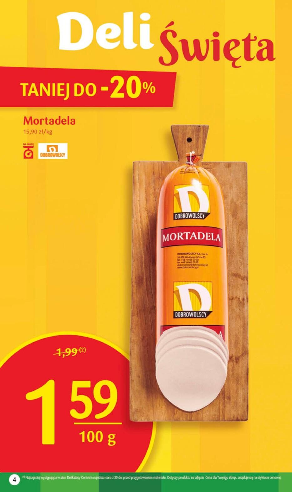 Gazetka promocyjna Delikatesy Centrum str. 4