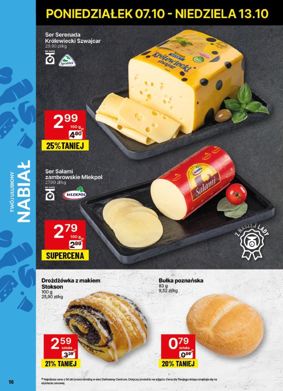 Gazetka promocyjna Delikatesy Centrum str. 16