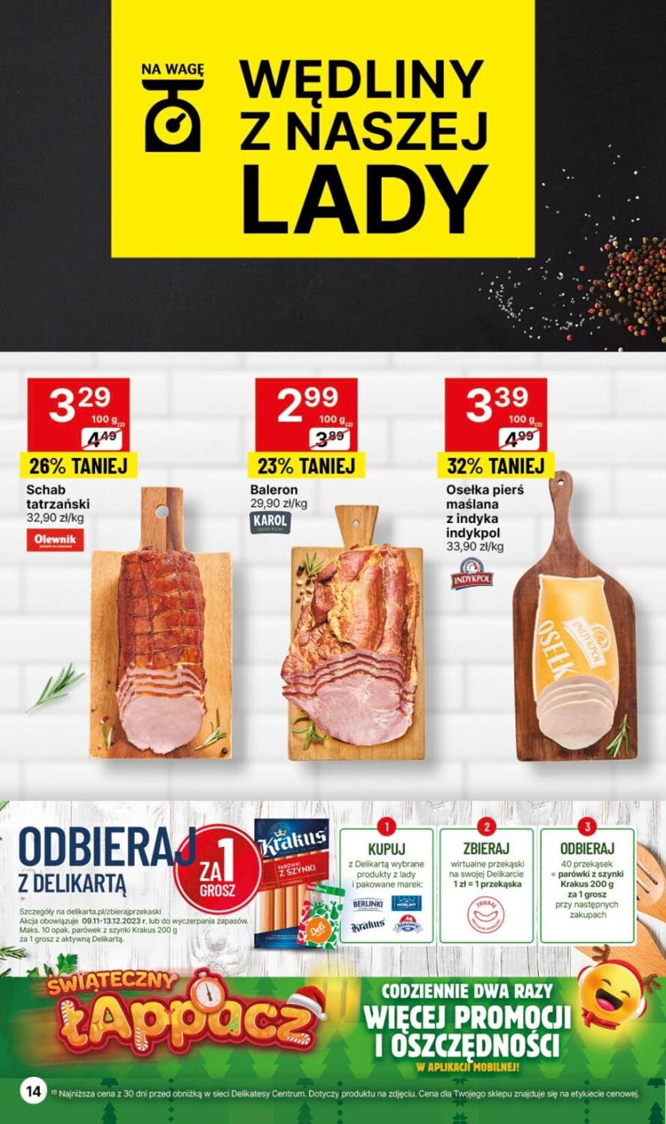 Gazetka promocyjna Delikatesy Centrum str. 14