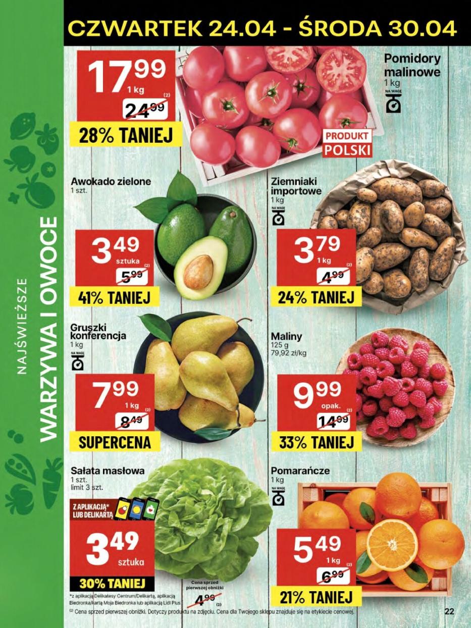 Gazetka promocyjna Delikatesy Centrum str. 22