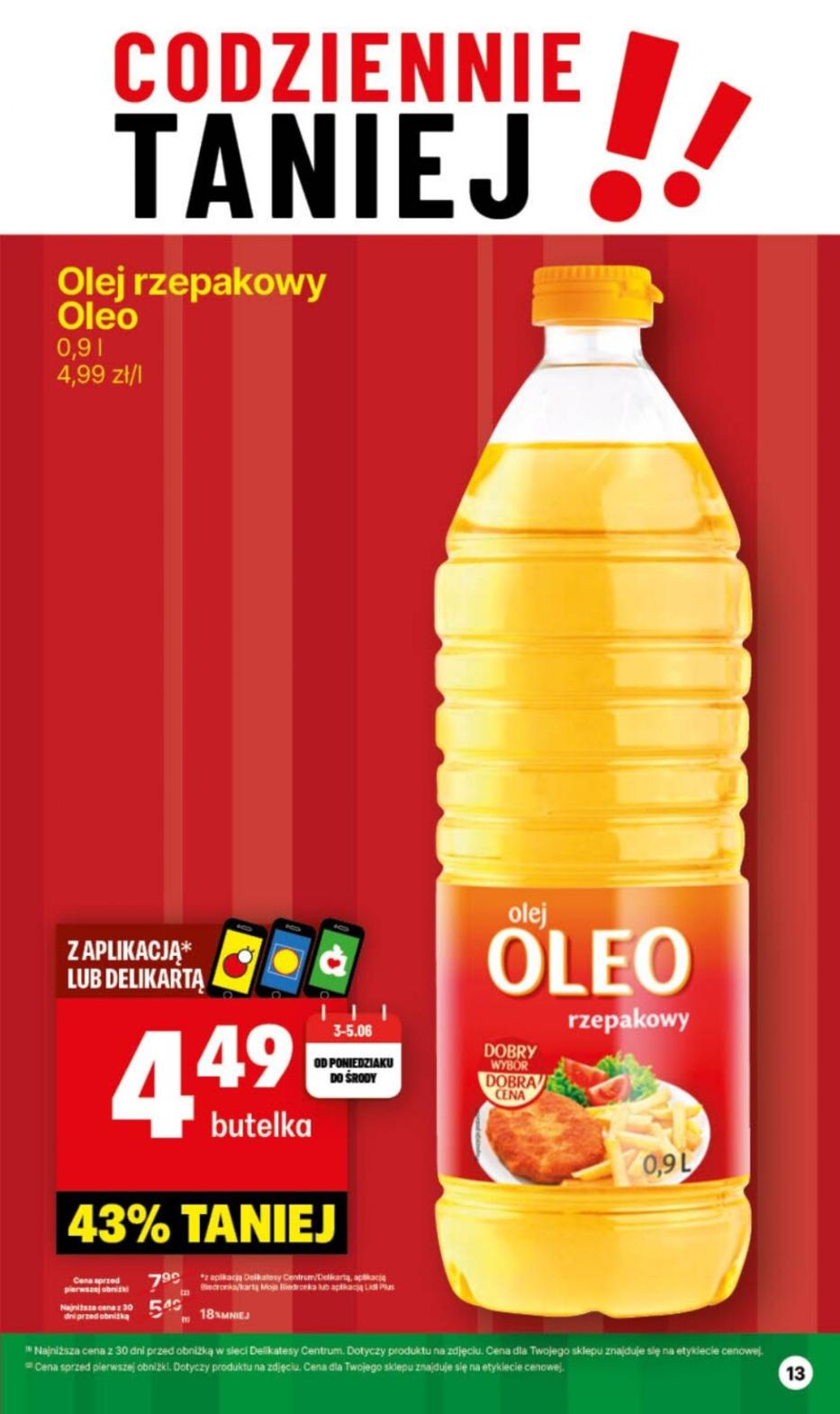 Gazetka promocyjna Delikatesy Centrum str. 13