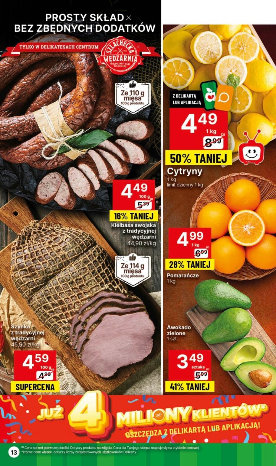 Gazetka promocyjna Delikatesy Centrum str. 13