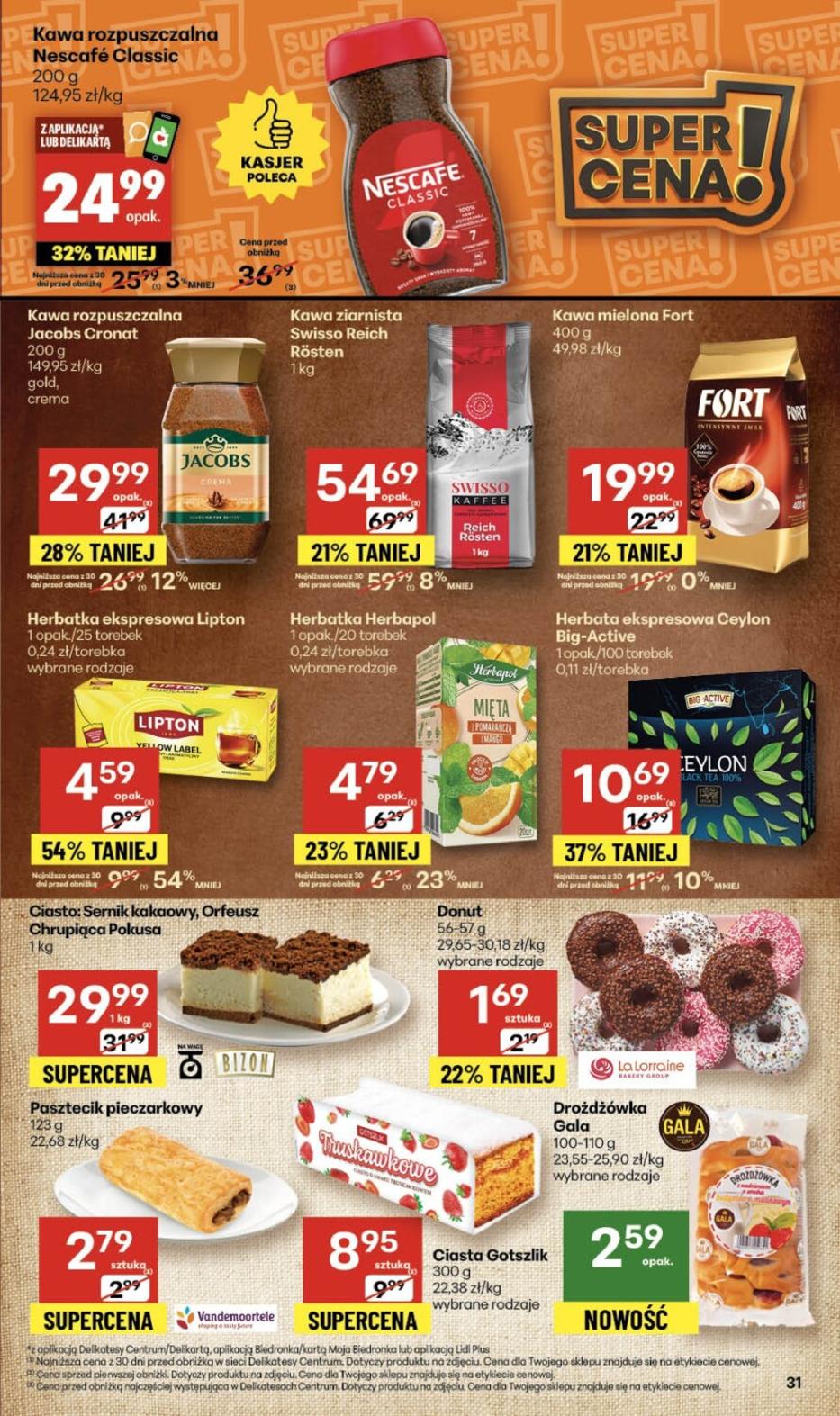 Gazetka promocyjna Delikatesy Centrum str. 31