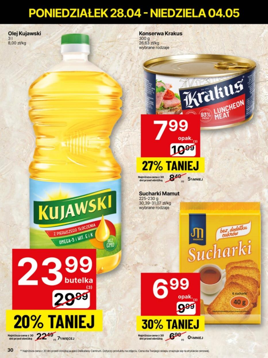 Gazetka promocyjna Delikatesy Centrum str. 30