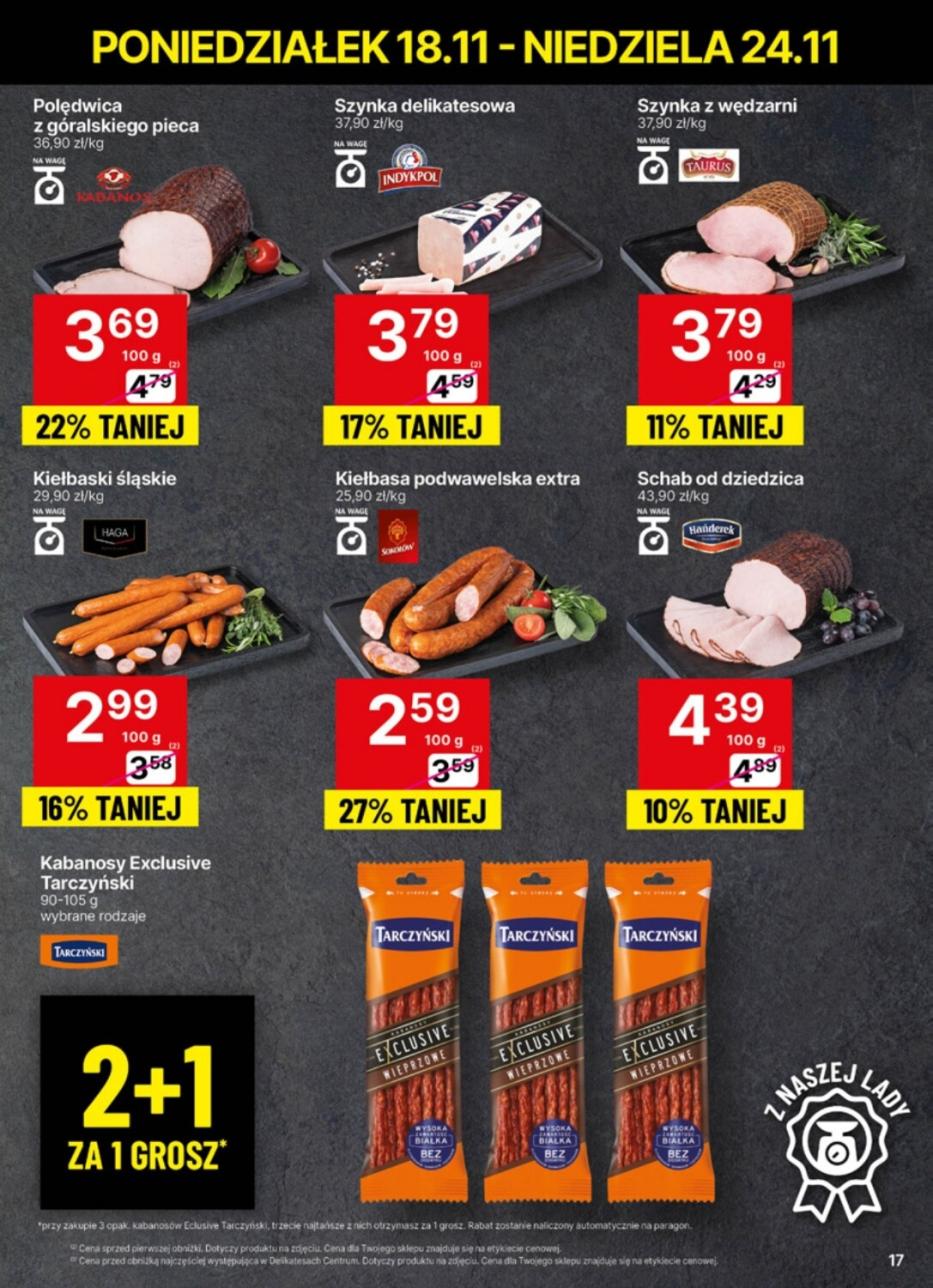 Gazetka promocyjna Delikatesy Centrum str. 17