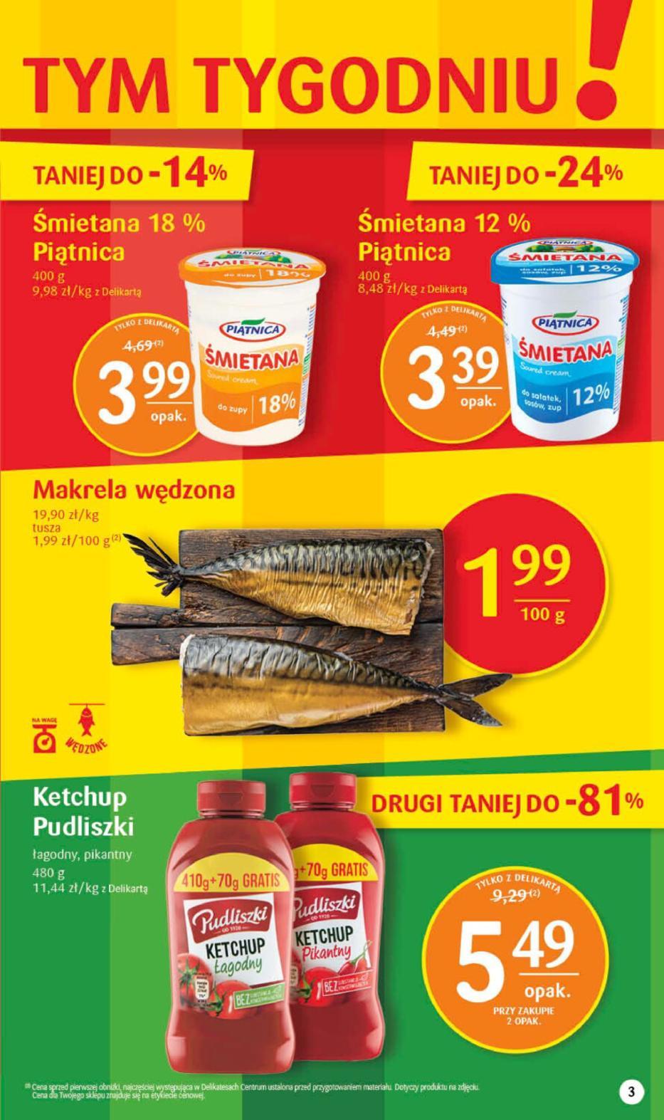 Gazetka promocyjna Delikatesy Centrum str. 3