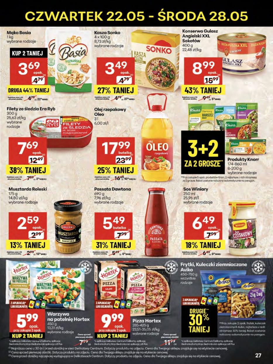 Gazetka promocyjna Delikatesy Centrum str. 27