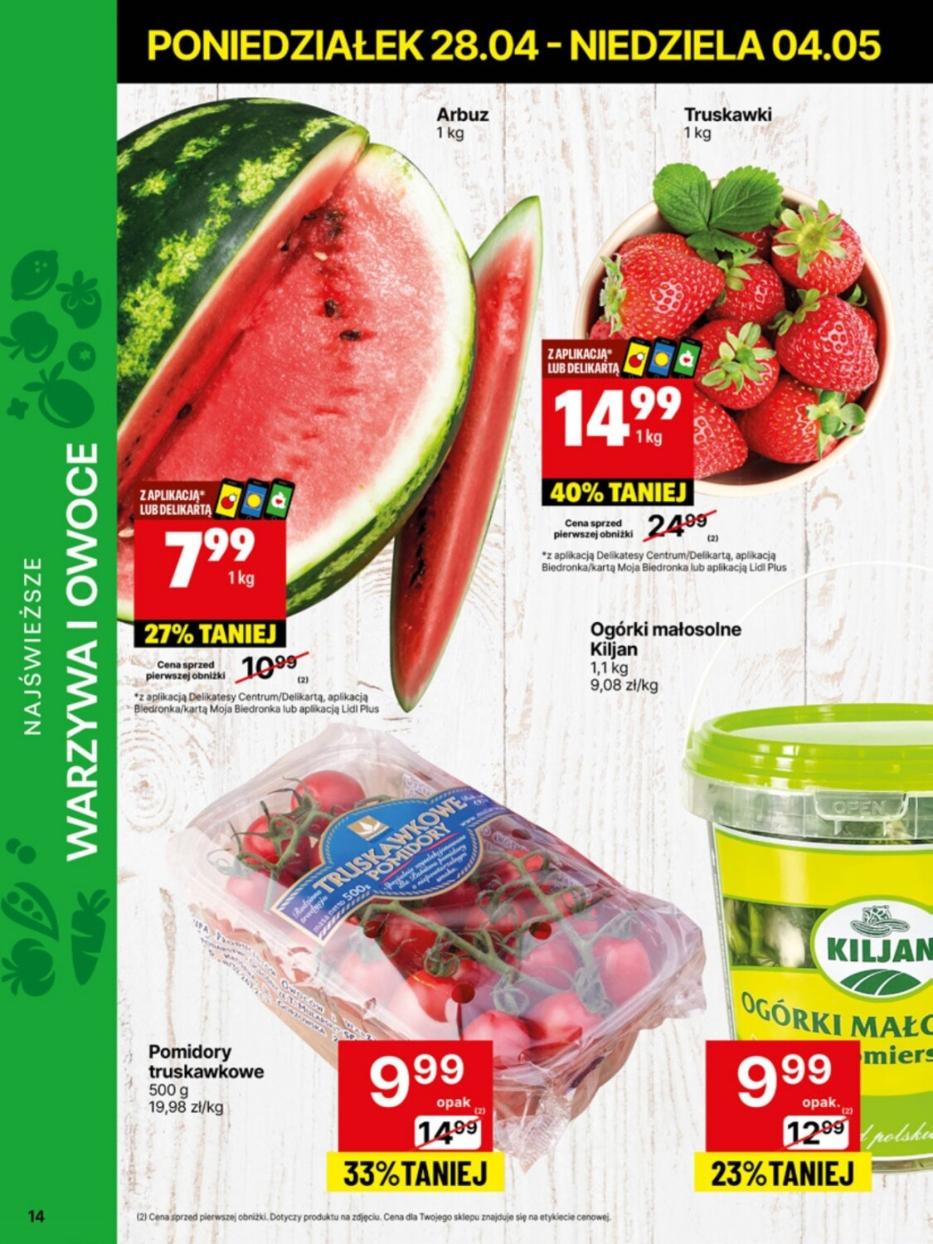 Gazetka promocyjna Delikatesy Centrum str. 14