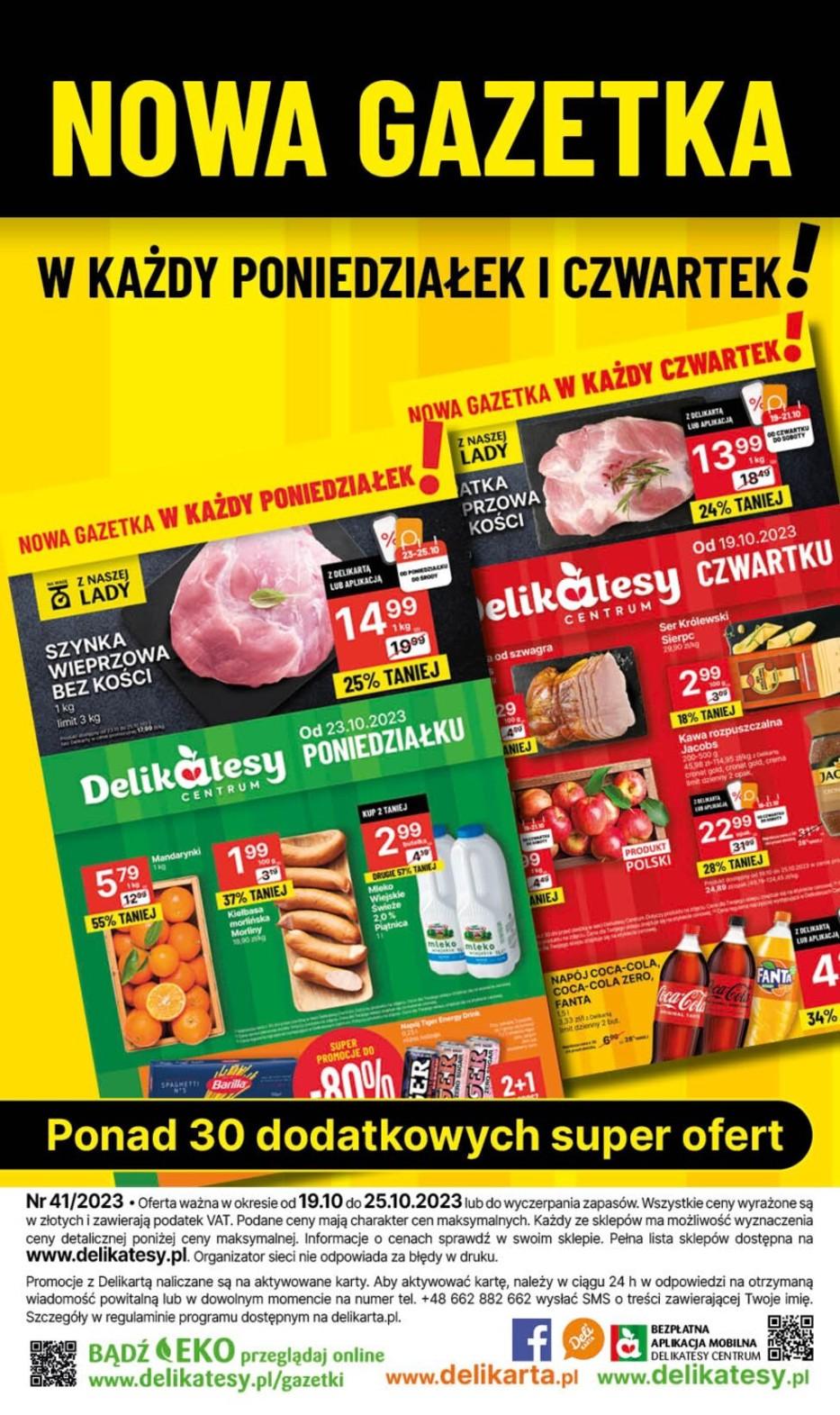 Gazetka promocyjna Delikatesy Centrum str. 44