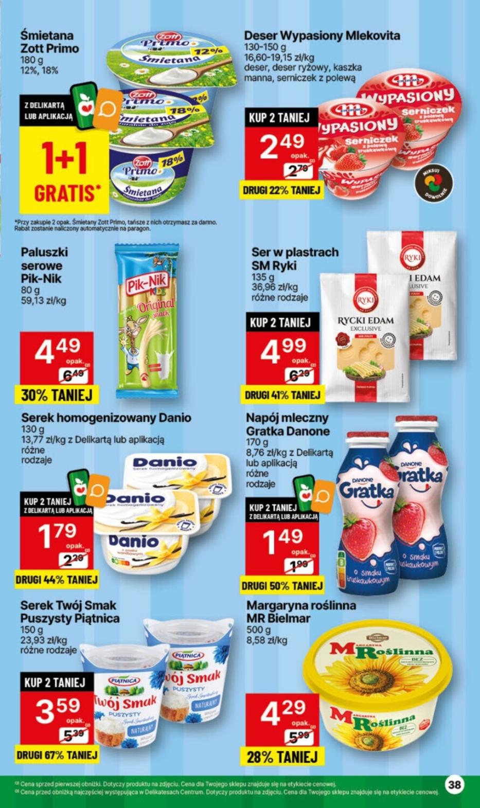 Gazetka promocyjna Delikatesy Centrum str. 38