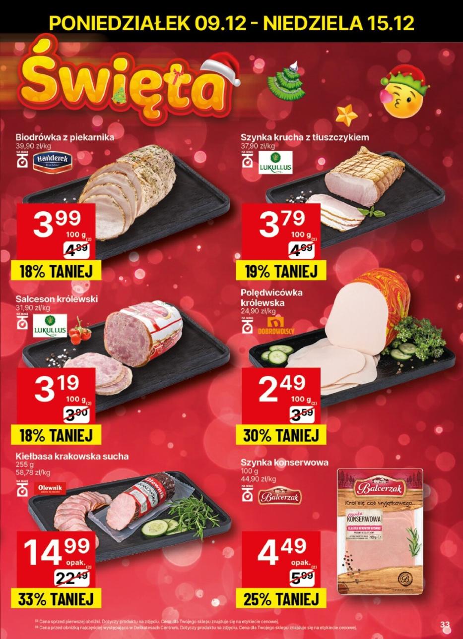 Gazetka promocyjna Delikatesy Centrum str. 33