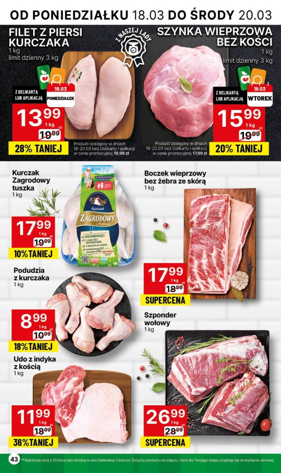 Gazetka promocyjna Delikatesy Centrum str. 43