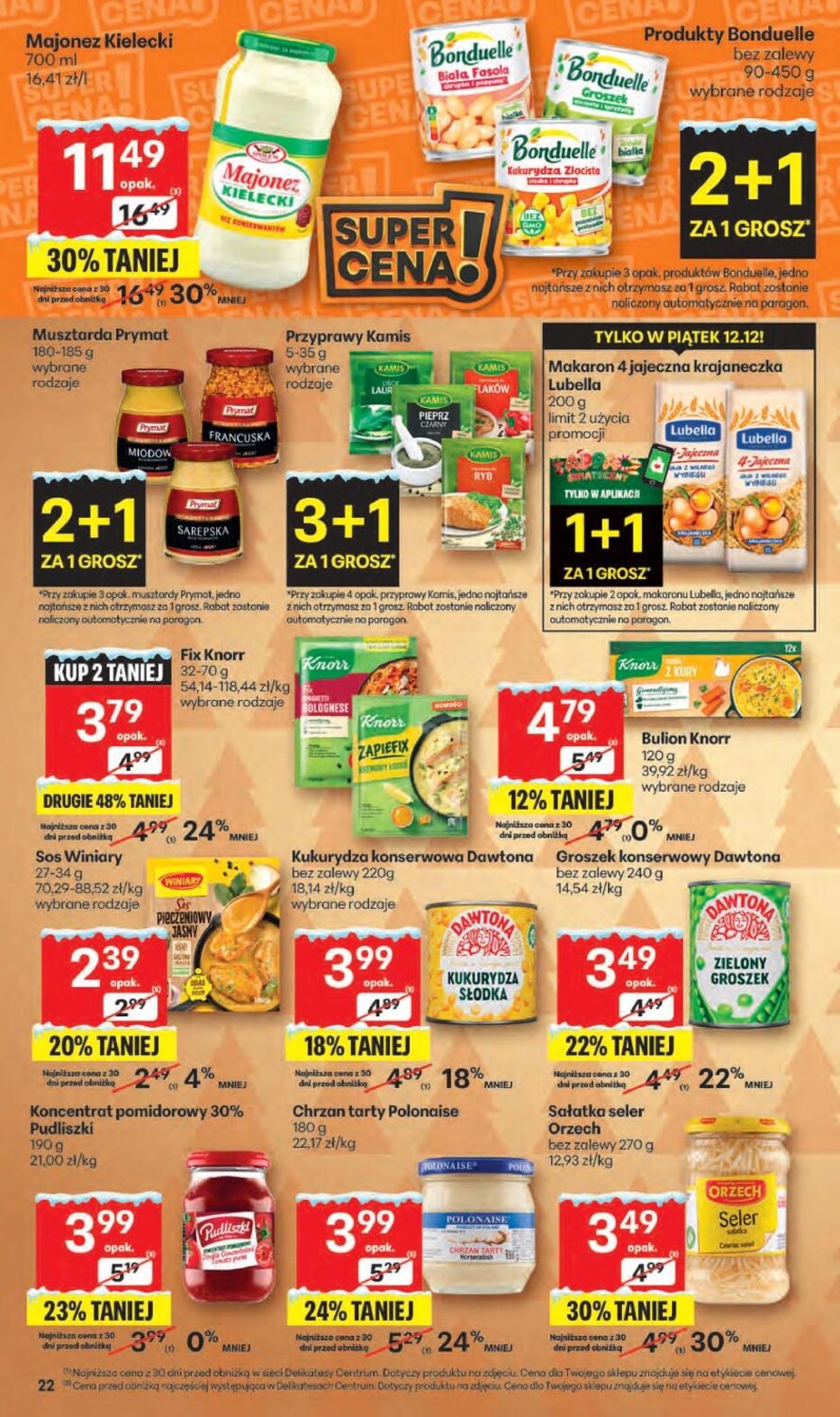 Gazetka promocyjna Delikatesy Centrum str. 22