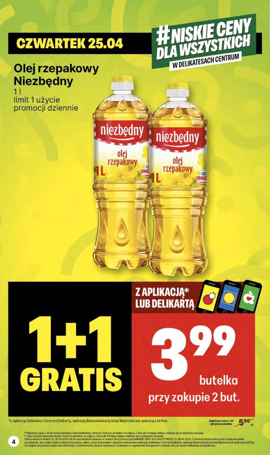 Gazetka promocyjna Delikatesy Centrum str. 4